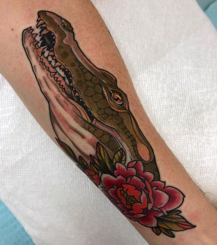 Alligator Tattoo Designs 2