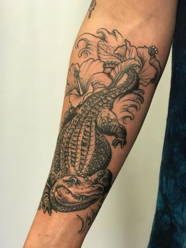 Alligator Tattoo Designs 6