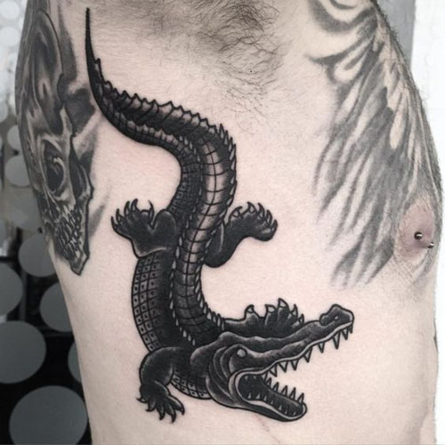 Alligator Tattoo Designs 9