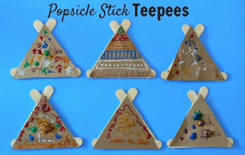 Popsicle Teepees