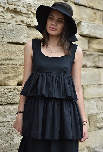 Boho Type kvinders store hatte