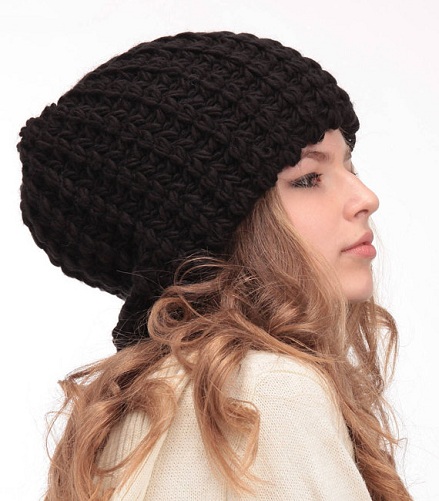 Kvinders vinterslouchy store hatte