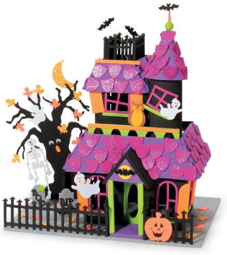 Halloween ház kézműves