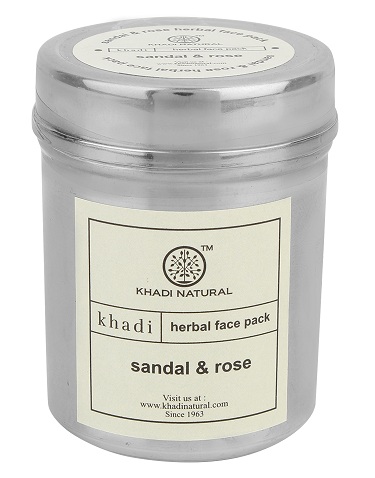 Khadi szandál és Rose Face Pack