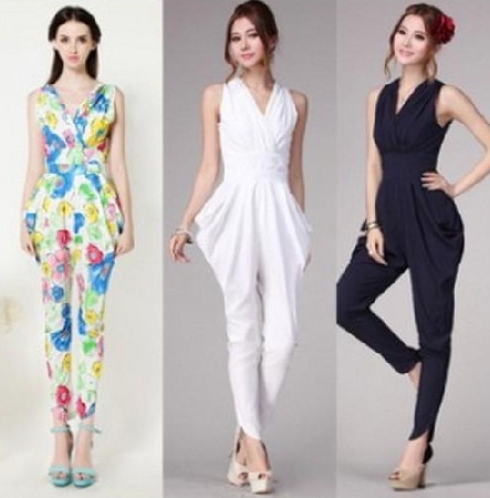 Ladies Cute Romper Pants Jumpsuit