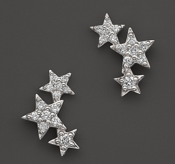 Diamond Stud csillag fülbevaló