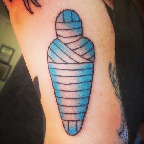 Reális Mummy Tattoo Design