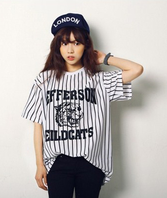 Strip Baseball T-shirt