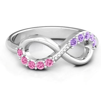 Infinity Birthstone Ringe