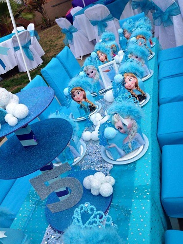 Bordplader Frozen Party Crafts