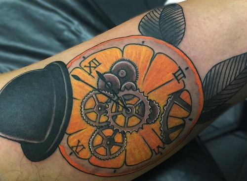 Clockwork Orange Tattoo Design