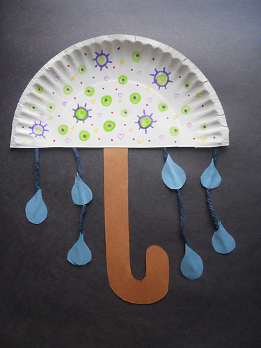 Papir plade paraply håndværk