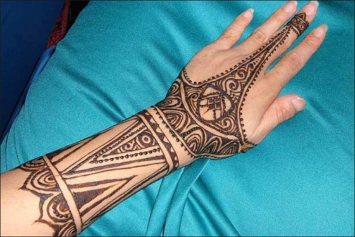 Afrikansk smykker Mehndi