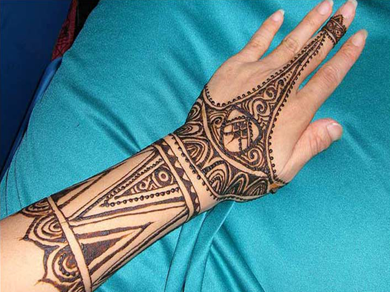Smukke afrikanske Mehndi -designs med billeder