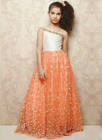 Girls Party Wear Long Frock