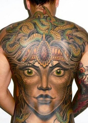 Kunstnerisk stil Medusa Tattoo Designs