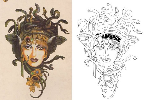 Lenyűgöző Medusa Tattoo Designs