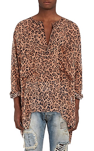 Tunika i leopardprint