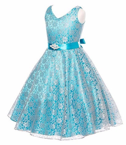 Blue Party Wear Frock