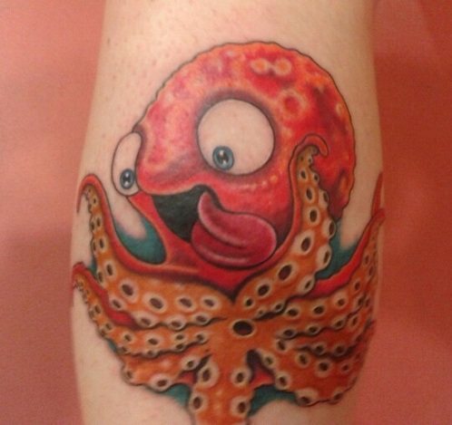 Fascinerende Octopus Tattoo Design