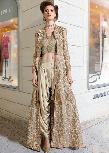 Designer Dhoti Pant Salwar Suit