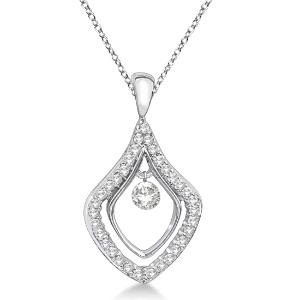 Birthstone diamant vedhæng til kvinder