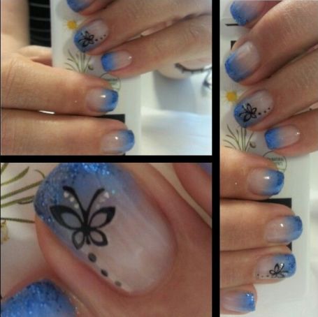 sommerfugl nail art3