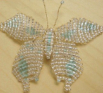 Designer Beaded Butterfly vedhæng