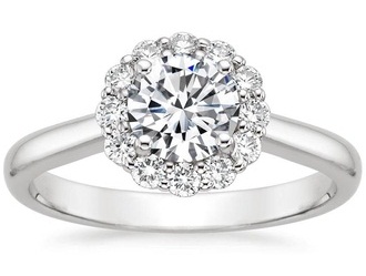 Halo Ring Design til engagement