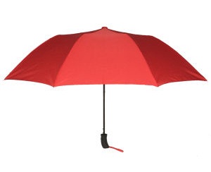 Kort rød paraply