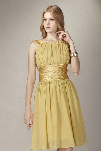 Golden Color Frock