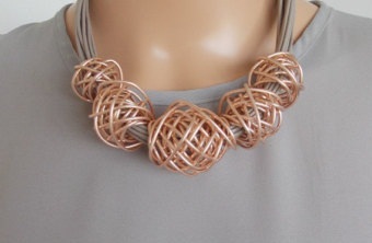 Multi-Cord Rose Gold halskæde