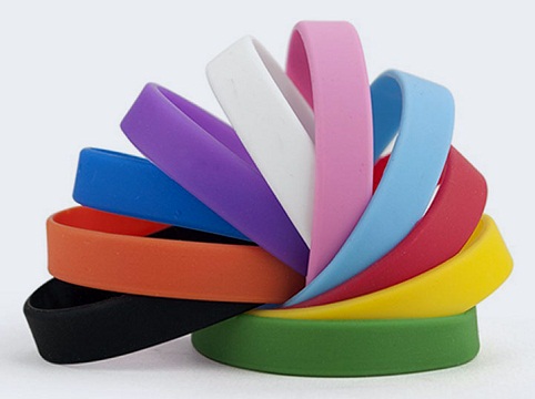 Neon gummi armbånd