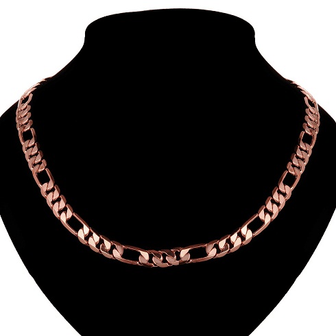 Figaro Short Chain Rose Gold