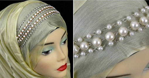 Bejeweled Pandebånd Hijabs