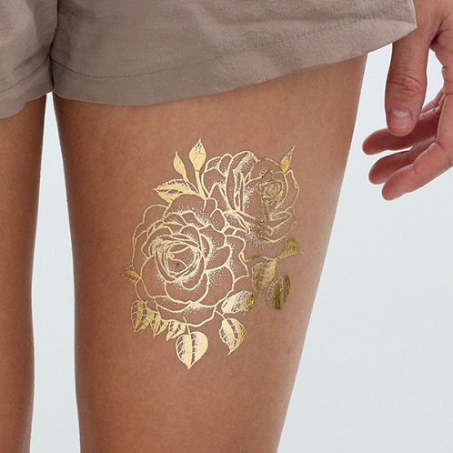 Arany eltávolítható tetoválás