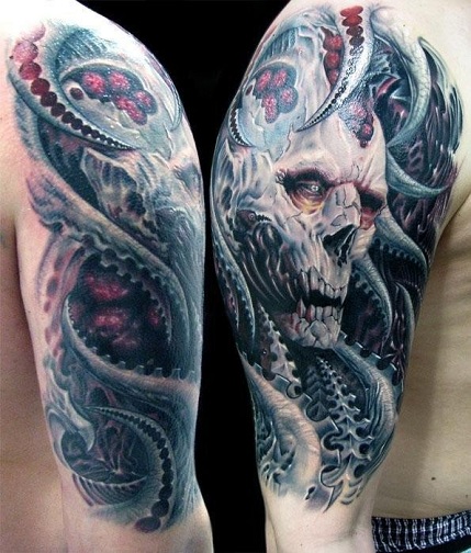 Hihetetlen Monster Tattoo Design