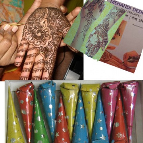 Mehndi kegler i Indien