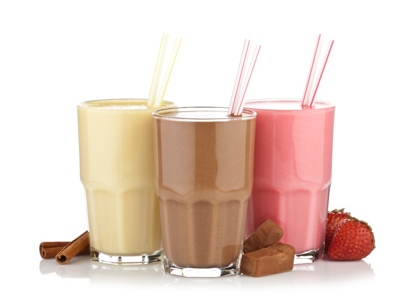 Bedste og hjemmelavede milkshakes til vægttab