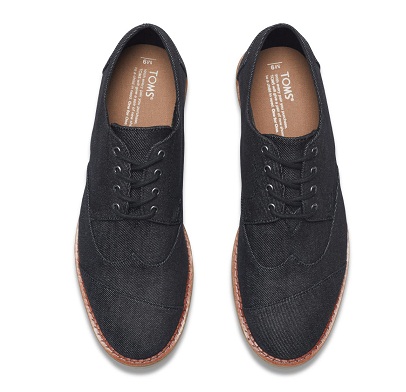 Fekete farmer Brogues