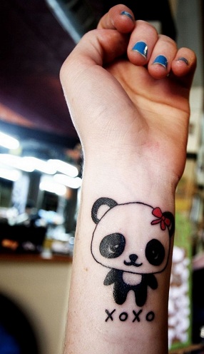 Női Panda Tattoo Designs