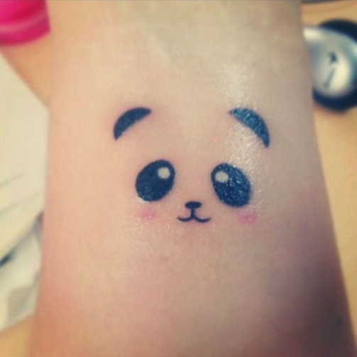 Aranyos Panda Tattoo Designs