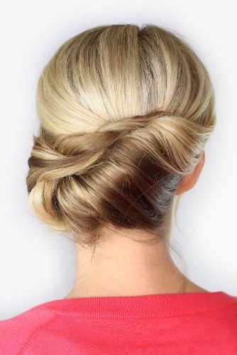 Elegant snoet frisure