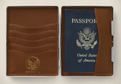 Fém útlevél pénztárca