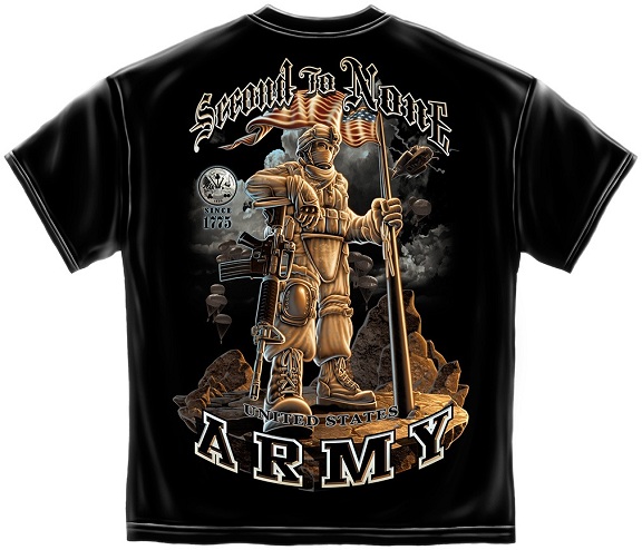 T-shirts med militærtryk