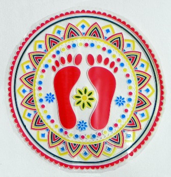 Klistermærke Rangoli designs til festivaler