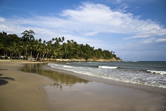 Strandok az Andaman-Harminder Bay Beach-en