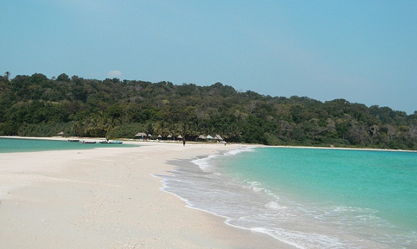 Strande i Andaman-Ramnagar Strand