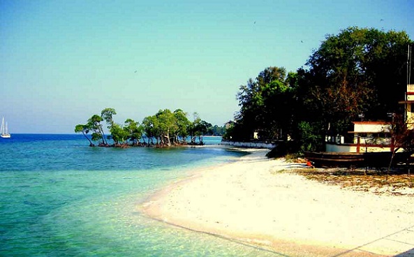 Strandok az Andaman-Long Island Beach-en