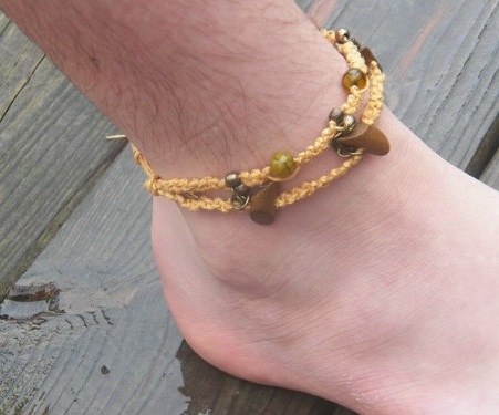 Beaded Knot Mænds anklet